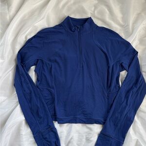 lululemon athletica Blue Long Sleeve Tee